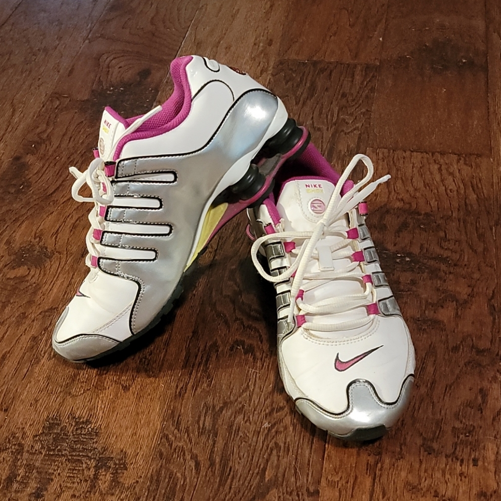 Purple/Silver Nike Shox - Great Condition